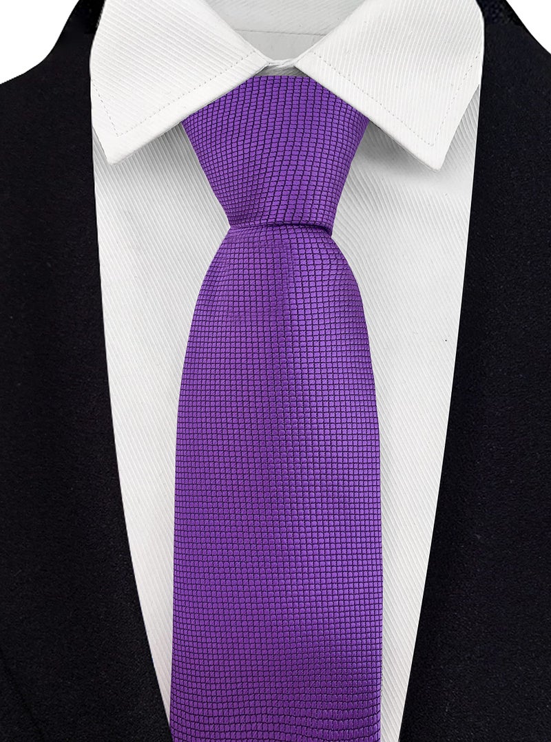 Adulove Men's Necktie Classic Silk Tie Woven Jacquard Neck Ties 6 PCS - Image 3